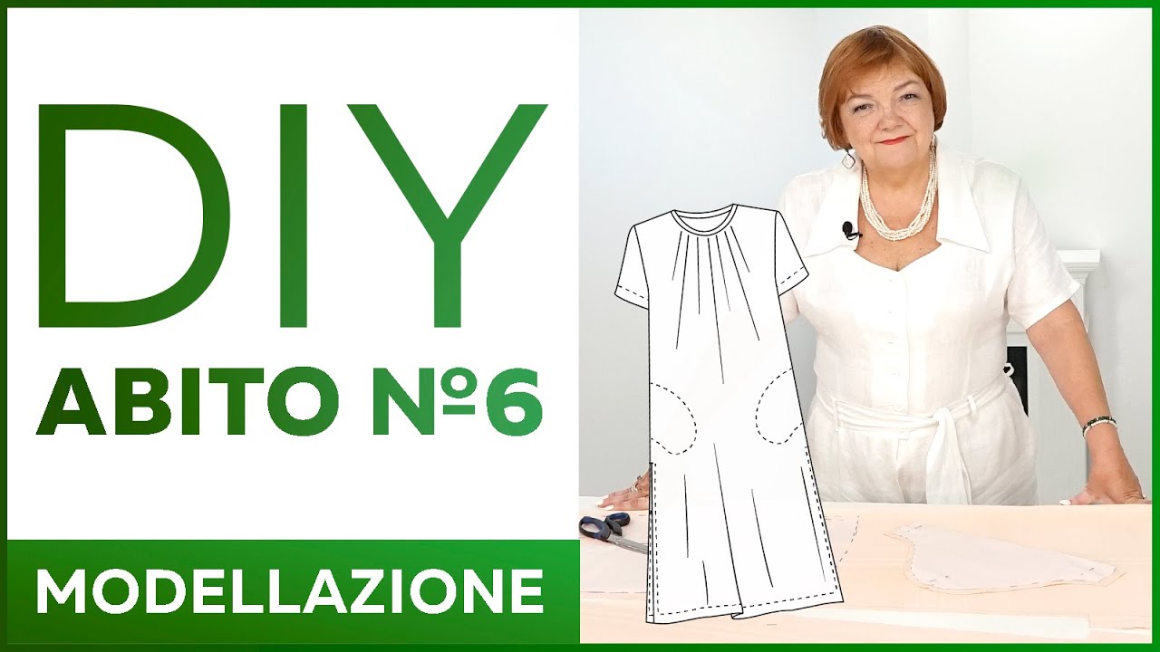 1000 Dresses. Abito numero 6. Modellazione dalla base 10 misure. parte 1
