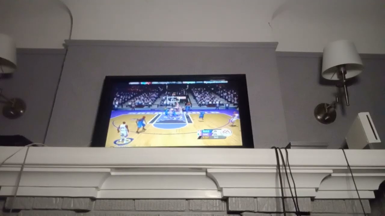 NBA Live 2005 (PS2) - Washington Wizards VS. Sacramento Kings (3rd Quarter)