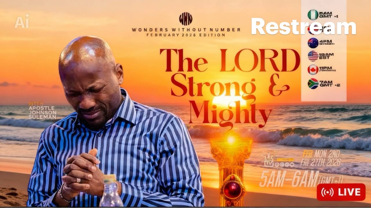 Wonders Without Number with Apostle Suleman : THE LORD STRONG AND MIGHTY!🔥 || 3 FEB. 2026