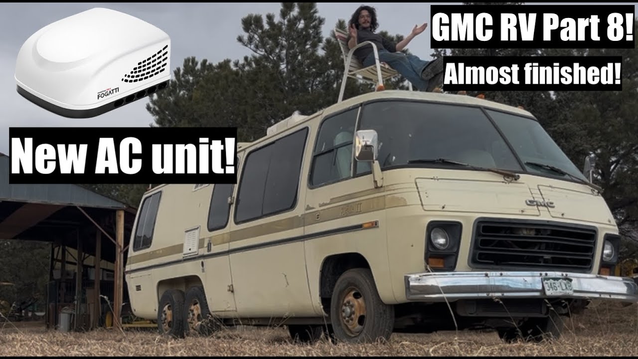 Installing AC in my 1977 GMC Eleganza! GMC RV Renovation PART 8