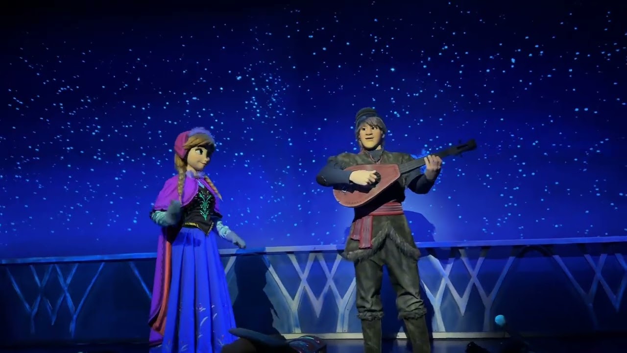 	Fomos no brinquedo da Frozen no Epcot 😍✨ #FrozenEverAfter#Frozen#Epcot#DisneyWorld#WaltDisneyWorld