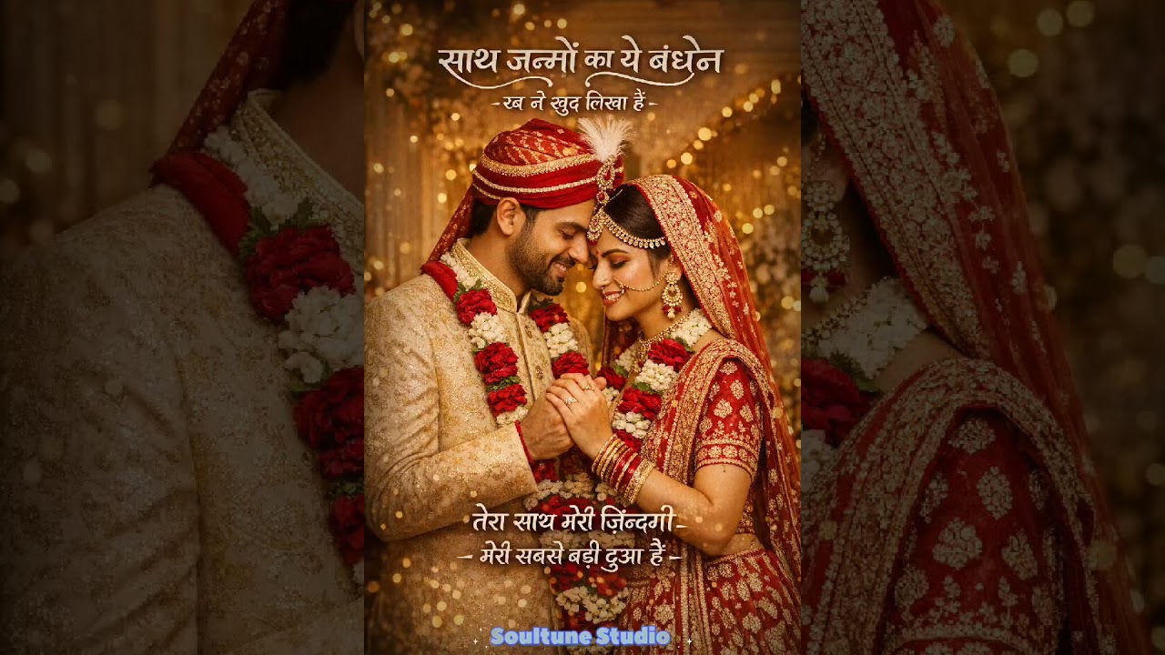 Saath Janmon Ka Yeh Bandhan | Romantic Wedding Song | Hindi Love Song