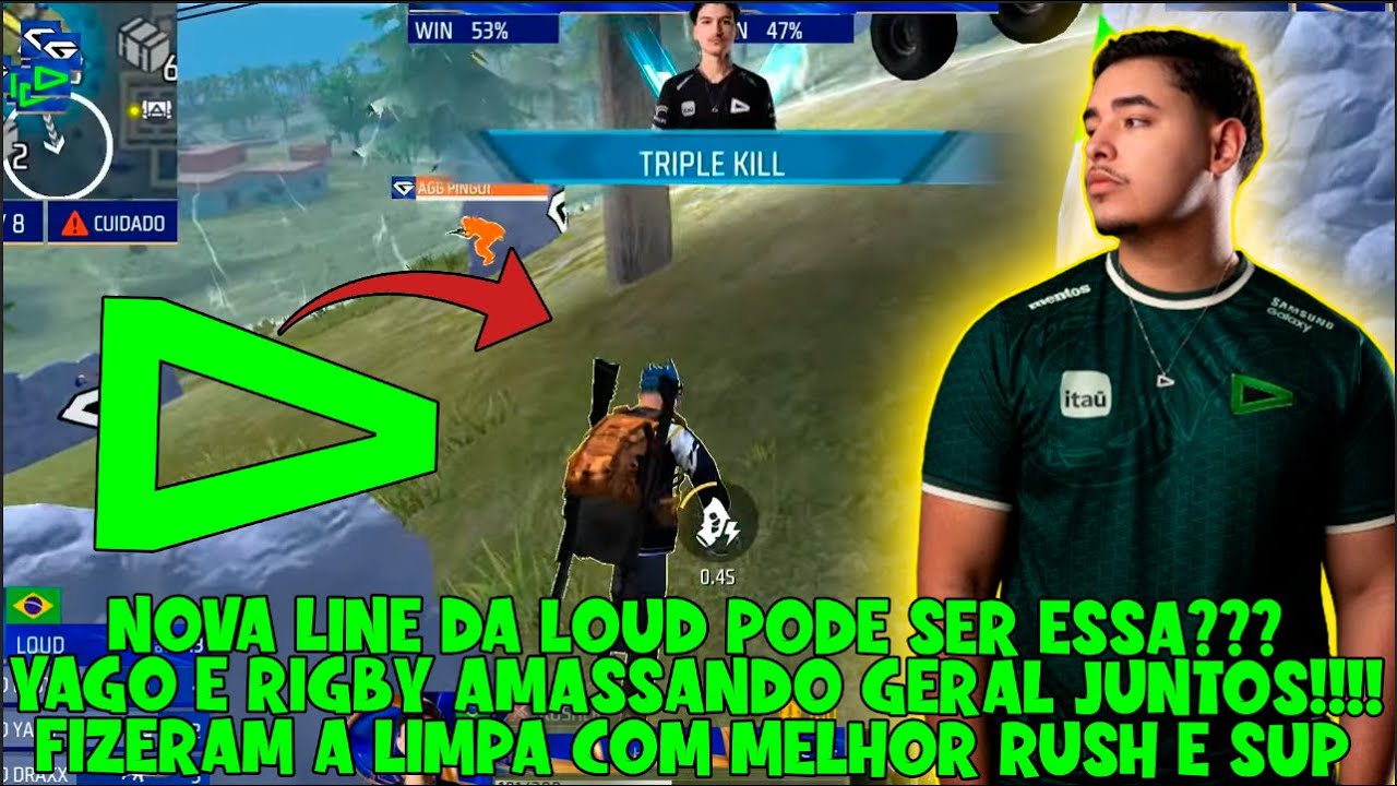 NOVA LOUD??? LOUD YAGO E RIGBY AMASSANDO GERAL JOGANDO JUNTOS!!! QUE RUSH PERFEITO