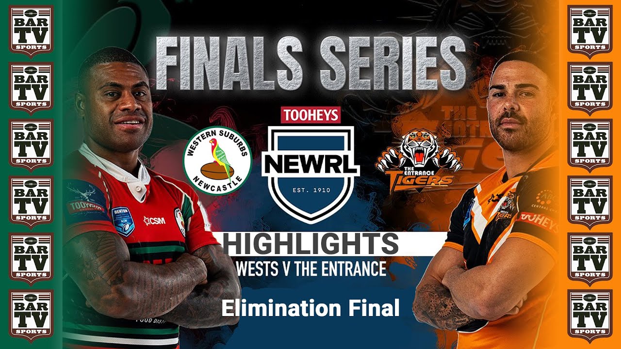 2025 NEWRL Elimination Final highlights Western Suburbs v The Entrance