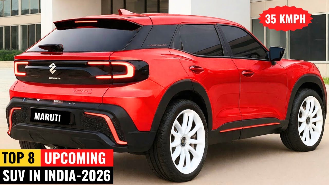 🇮🇳TOP 8 UPCOMING SUV IN INDIA-2026 | PRICE, LAUNCH AND FEATURES