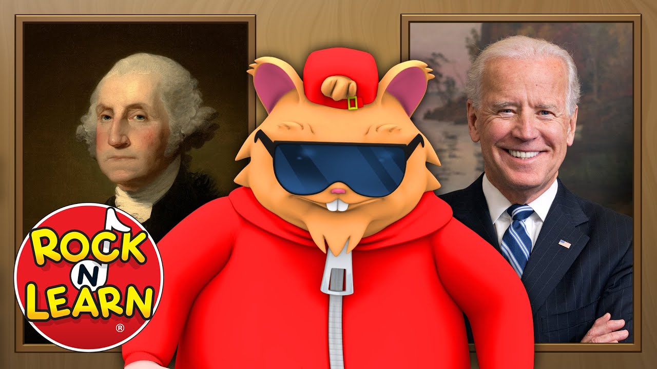 Presidents of the United States - Last Name Only - Washington Through Biden - Rock 'N Learn