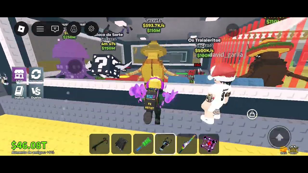 Tirando PVP com jogadores patos até os muito 999+ aura