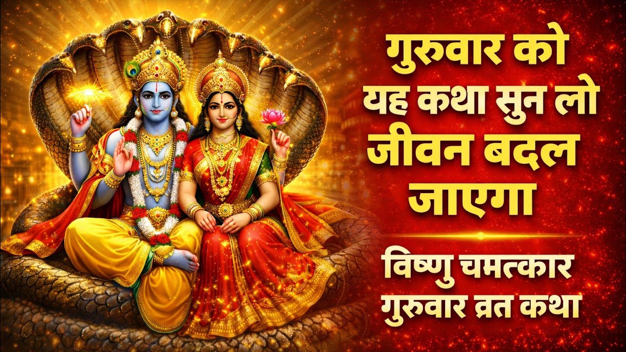गुरुवार को यह कथा सुन लो — जीवन बदल जाएगा | विष्णु चमत्कार | व्रत कथा