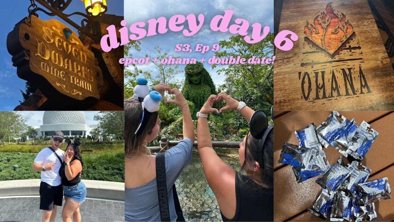 DAY 6 | Epcot Double Date, Ohana and 2 SUPER CHASERS?! LOTS of pin unboxing! ✨S3, Ep9✨ WDW July 2025
