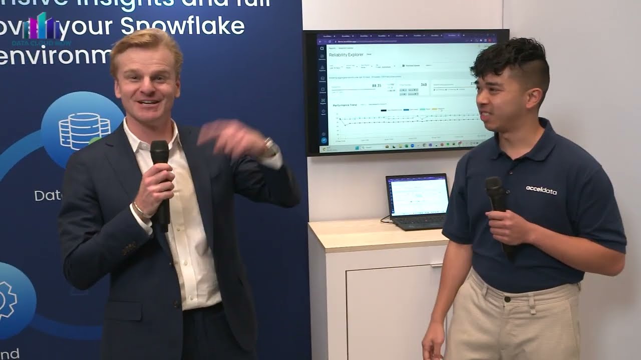 Demo of the Acceldata Enterprise Data Observability Platform at the 2023 Snowflake Summit