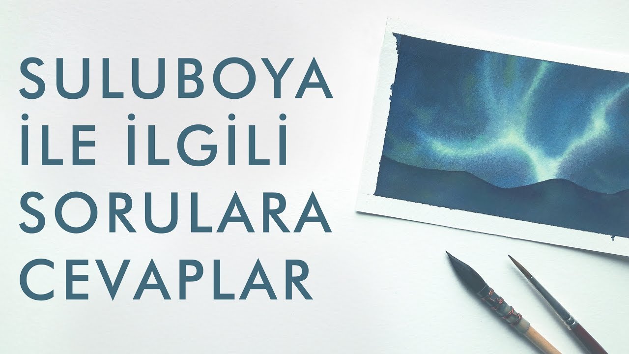 Suluboya Soru-Cevap ve Kuzey Işıkları Boyama (Gerçek Zamanlı)