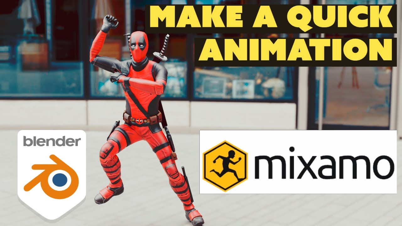 EASY animation with Mixamo and Blender 🚀