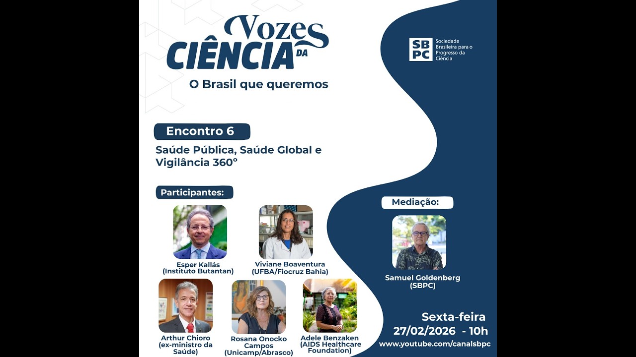 Vozes da Ciência - Saúde Pública, Saúde Global e Vigilância 360º