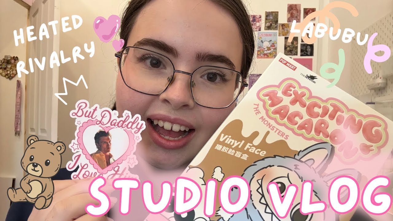 STUDIO VLOG~ Trip To Birmingham✨Heated Rivalry Stickers✨Kpop Photocards