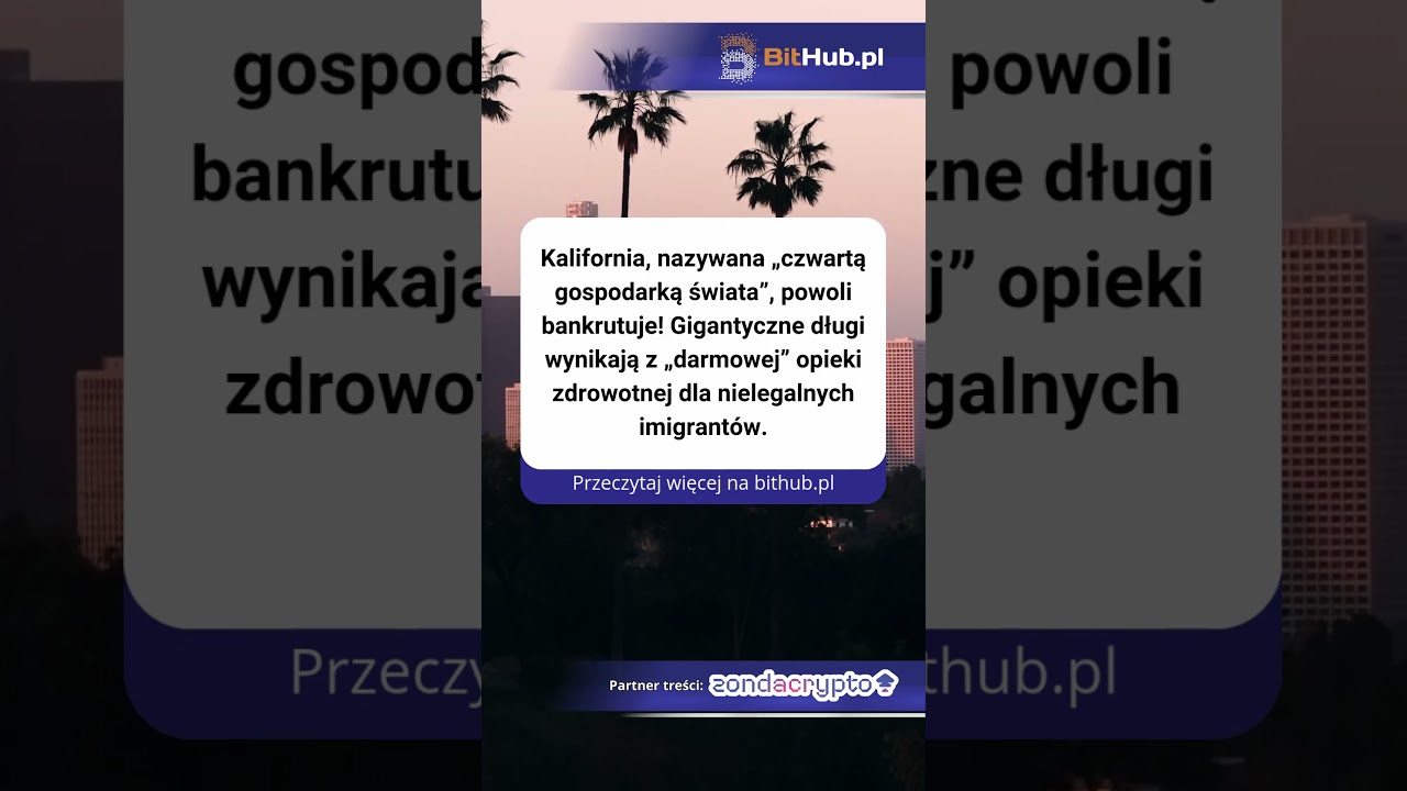 Czwarta gospodarka świata bankrutuje przez imigrant&oacute;w!