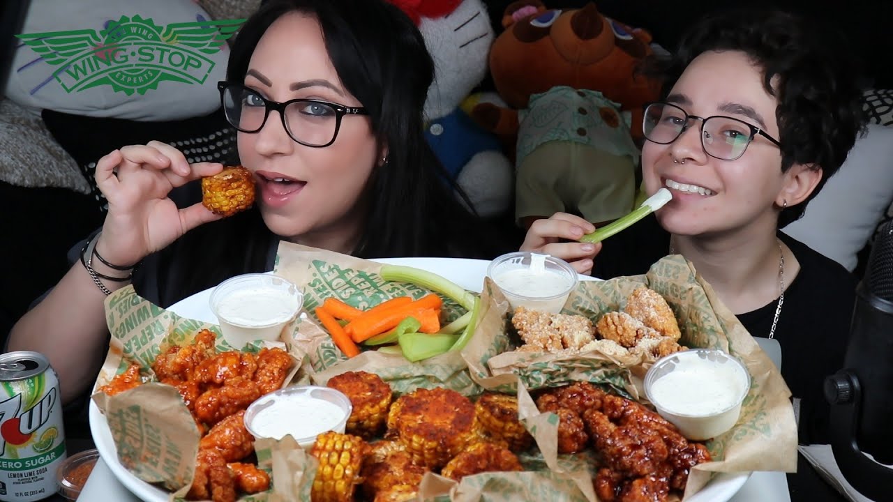 WINGSTOP MUKBANG | EATING SHOW