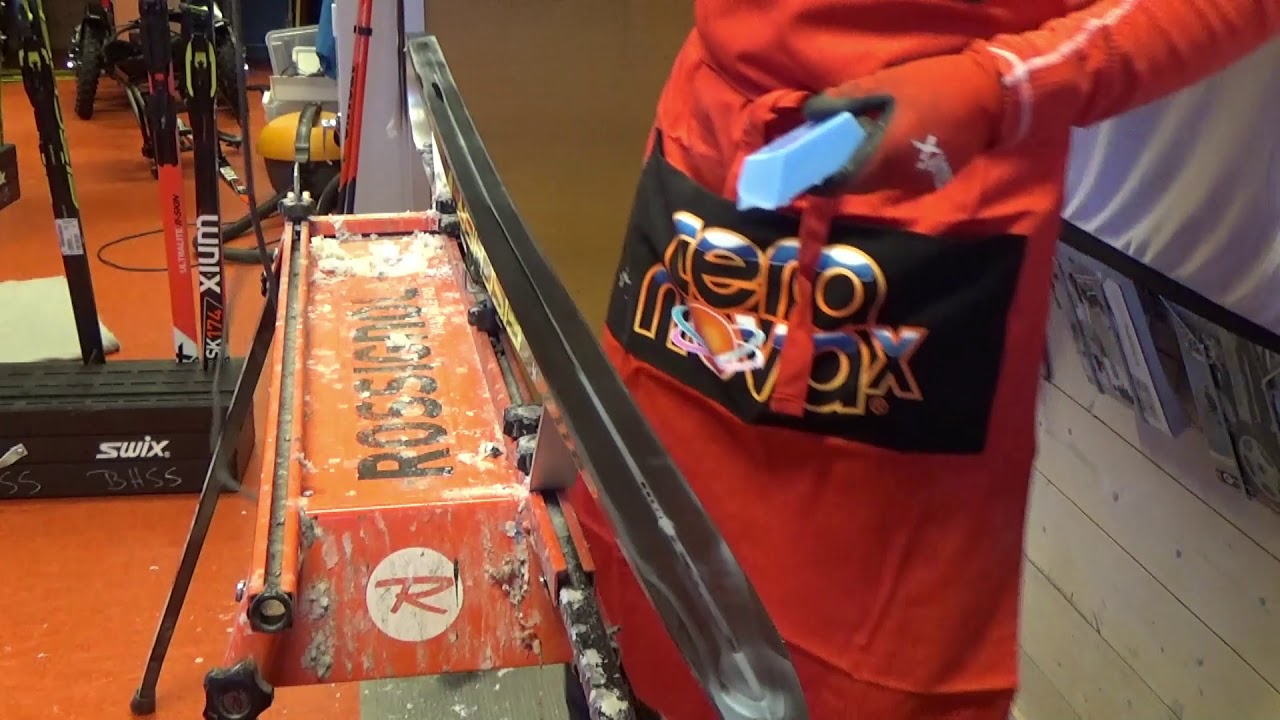 Prepping av skøyteski