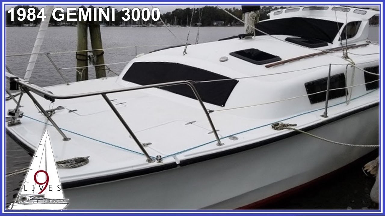 1984 Gemini 3000 Catamaran - Full Boat Tour (Episode 0??? Sailing 9 LIVES)