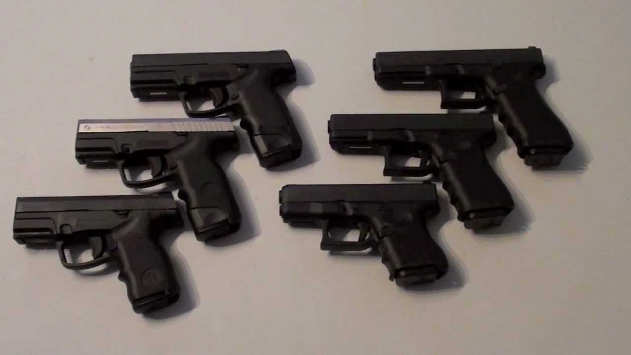Glock vs Steyr pistols 17Gen4 vs M9A1 19Gen4 vs C9A1 26Gen4 vs S9A1