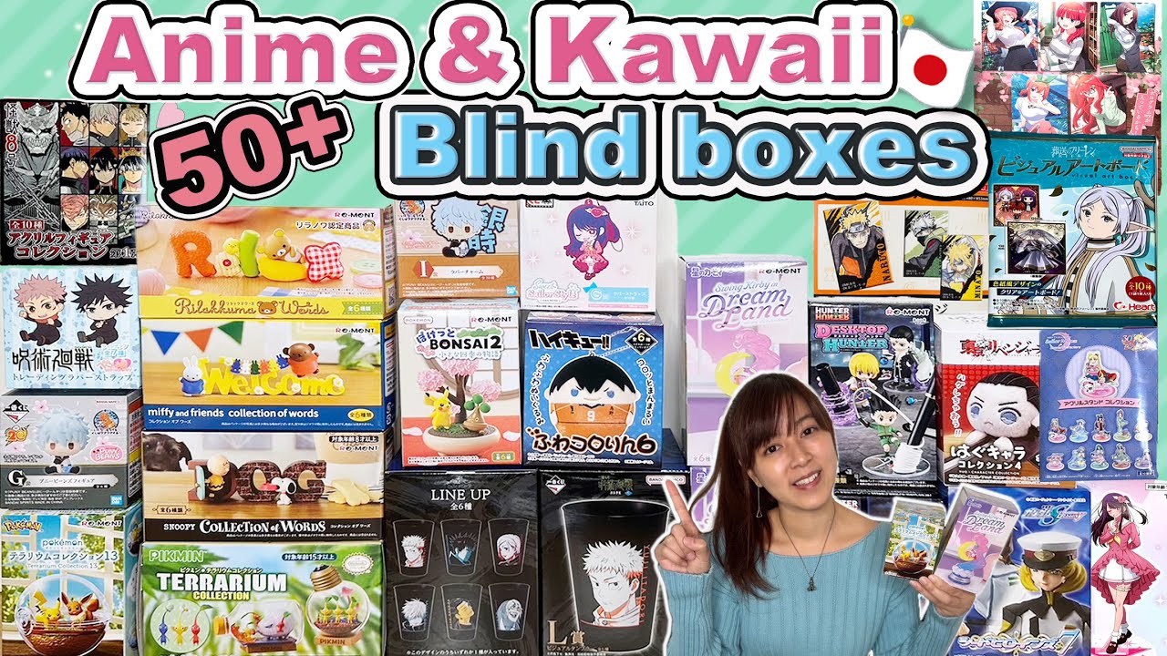 Unboxing 50+ Anime and Kawaii Blind Boxes from Japan🇯🇵