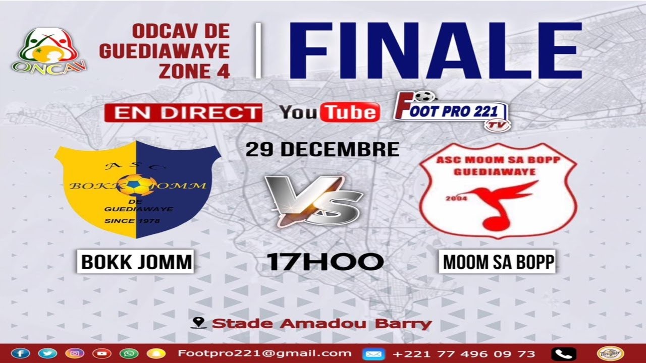 DIRECT NEVETANE GUEDIAWAYE  FINALE  ZONE 4 /2023 /ASC MOOM SA BOPP VS  BOKK JOM  SATDE  AMADOU BARRY