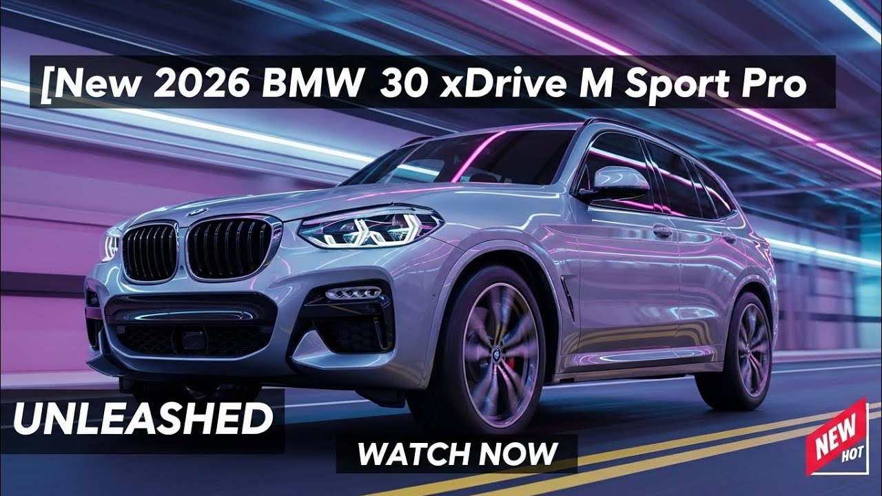 New 2026 BMW X3 30 xDrive M Sport Pro 🔥 Luxury Meets Power | Full Review, Features & Performance