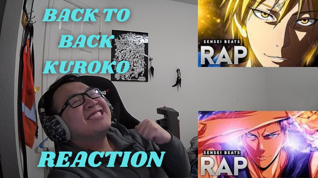 MORE KUROKO RAPS?! | Kise Ryota and Aomine Rap | Sensei Beats | REACTION