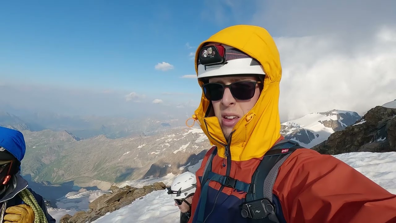 Vlog 496 - Ascension du Mont Rose - pyramide Vincent - Juillet 2024