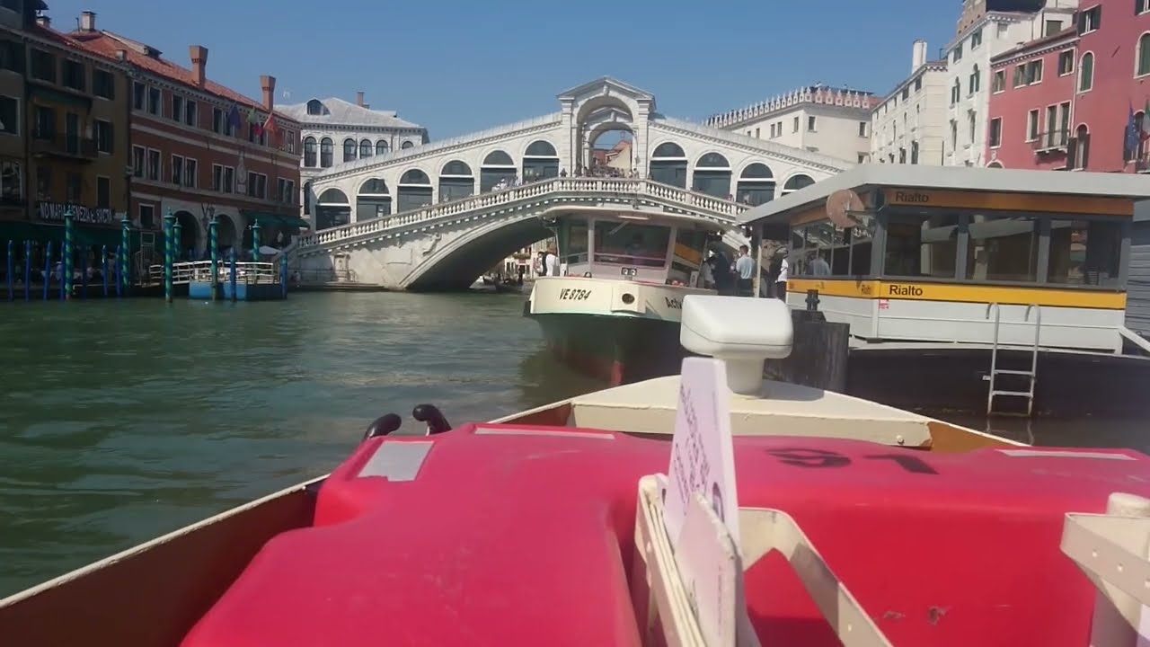 【Front Ride】Venezia Actv Vaporetto Linea 2/ | Rialto → Piazzale Roma (2022)