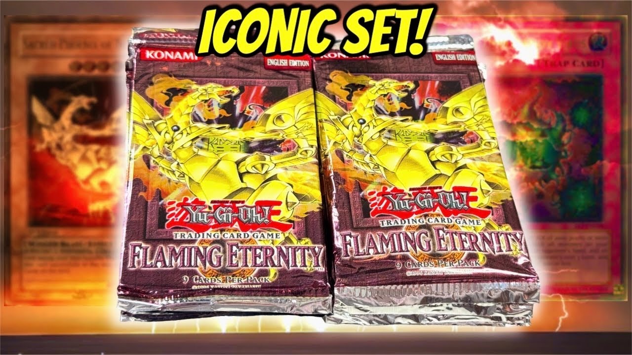 НОСТАЛЬГИЧЕСКОЕ открытие бустеров Yu-Gi-Oh! Flaming Eternity!