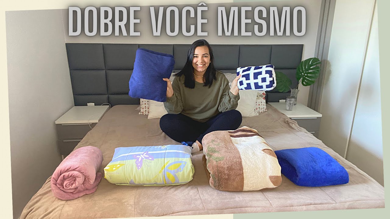 4 Dobras FÁCEIS para MANTAS E COBERTORES