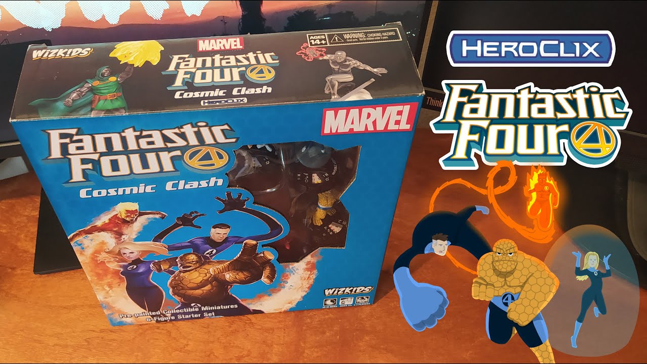 Fantastic Four HEROCLIX Unboxing | Cosmic clash Español