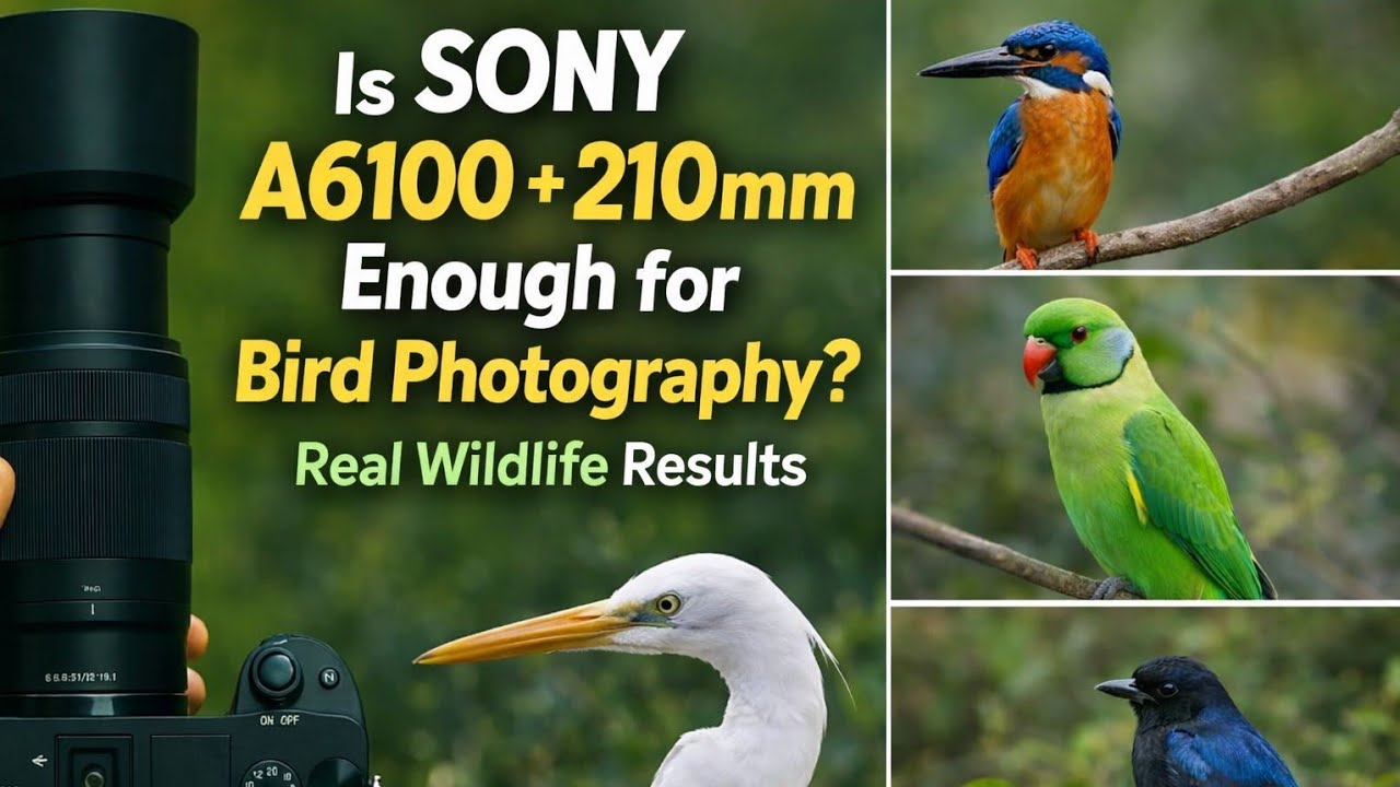 Is Sony A6100 + 210mm Enough for Bird Photography? Real Wildlife Results 