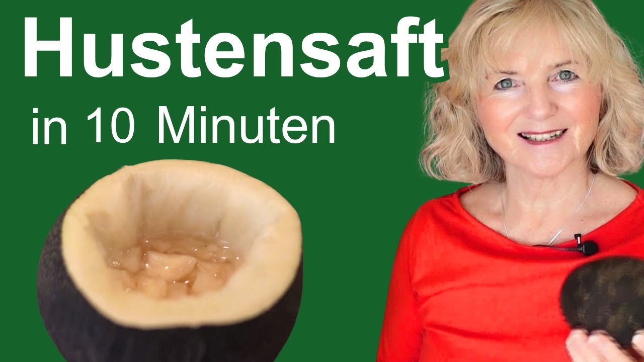 Schwarzer Rettich - die sanfte Medizin - Hustensaft schleimlösend und antibakteriell!