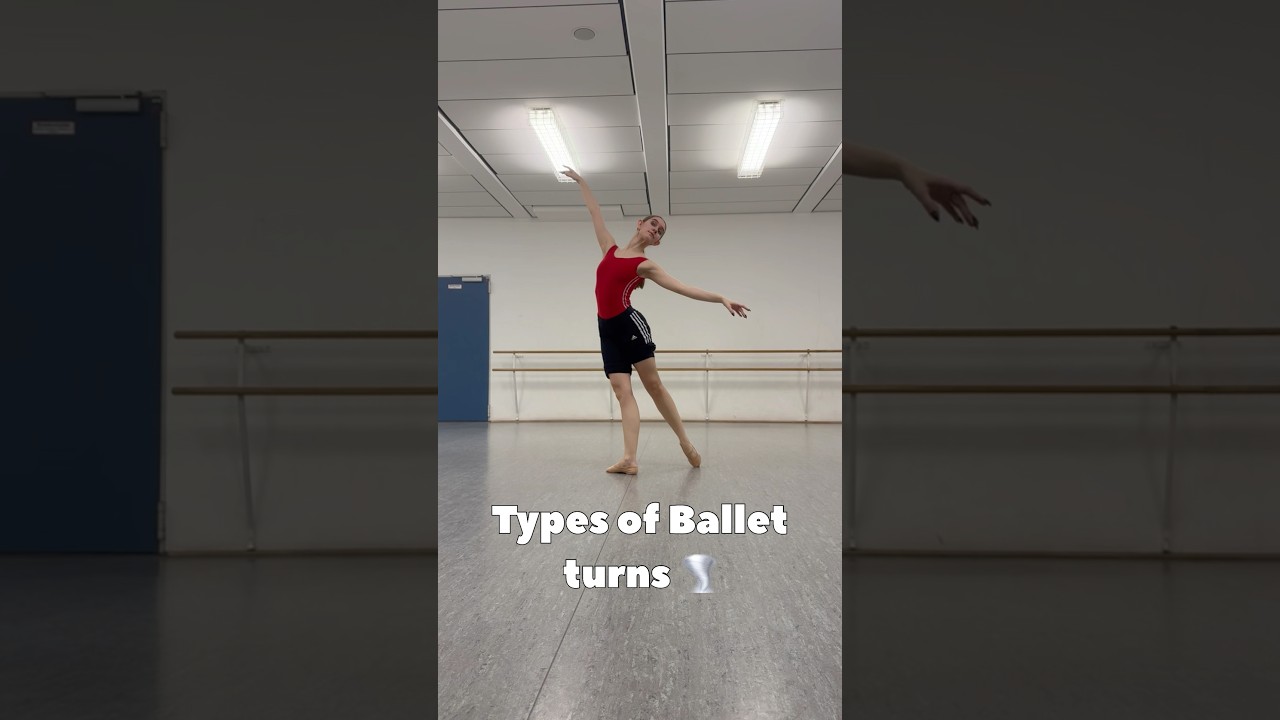 Types of ballet turns 🌪️ #shorts