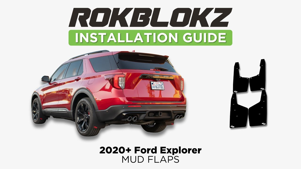2020+ Ford Explorer ST: How to install Rokblokz Rally Style Mud Flaps