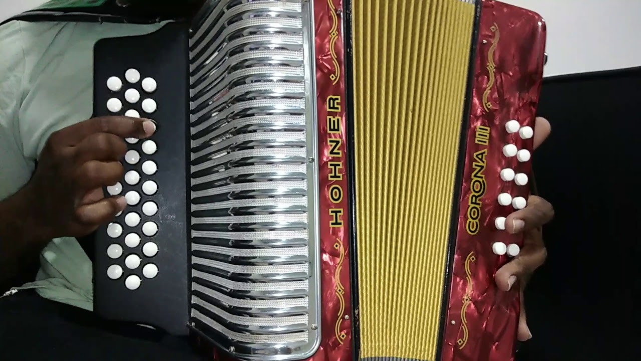 tutorial Me mata mí maye (cancion completa)acordeón Cristian Medrano