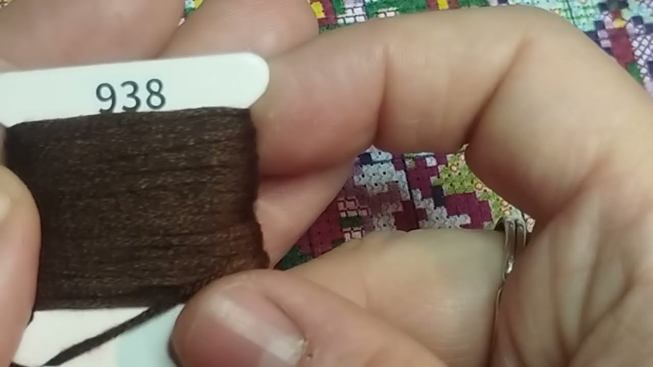 COMMENT JE M'ORGANISE POUR CETTE TOILE 🤔#crossstitch#pointdecroix