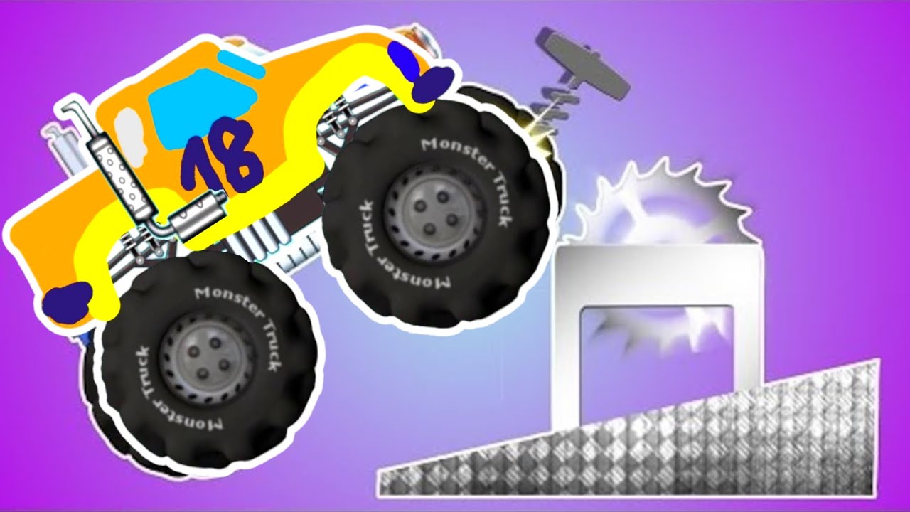 Monster Truck | In VideoGame Machine Land Stunts And Exploring 