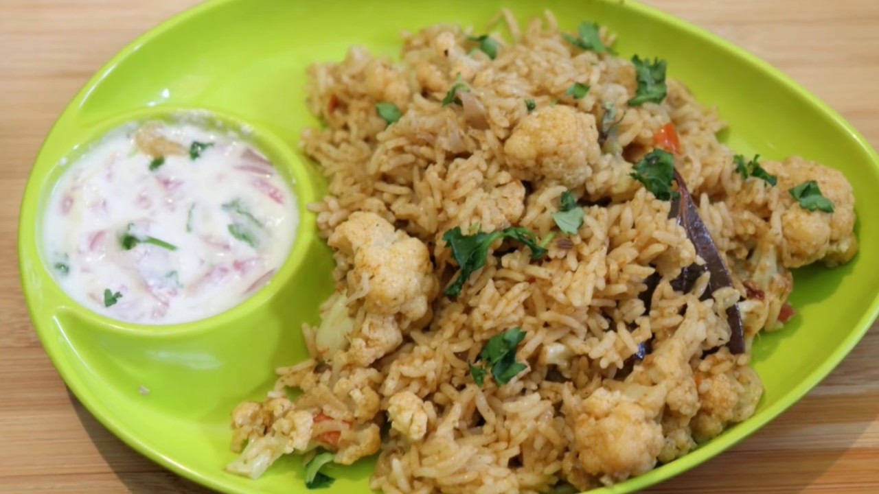 காலிபிளவர் பிரியாணி செய்வது எப்படி | How To Make Cauliflower Biryani in Tamil | Tamil Food Masala