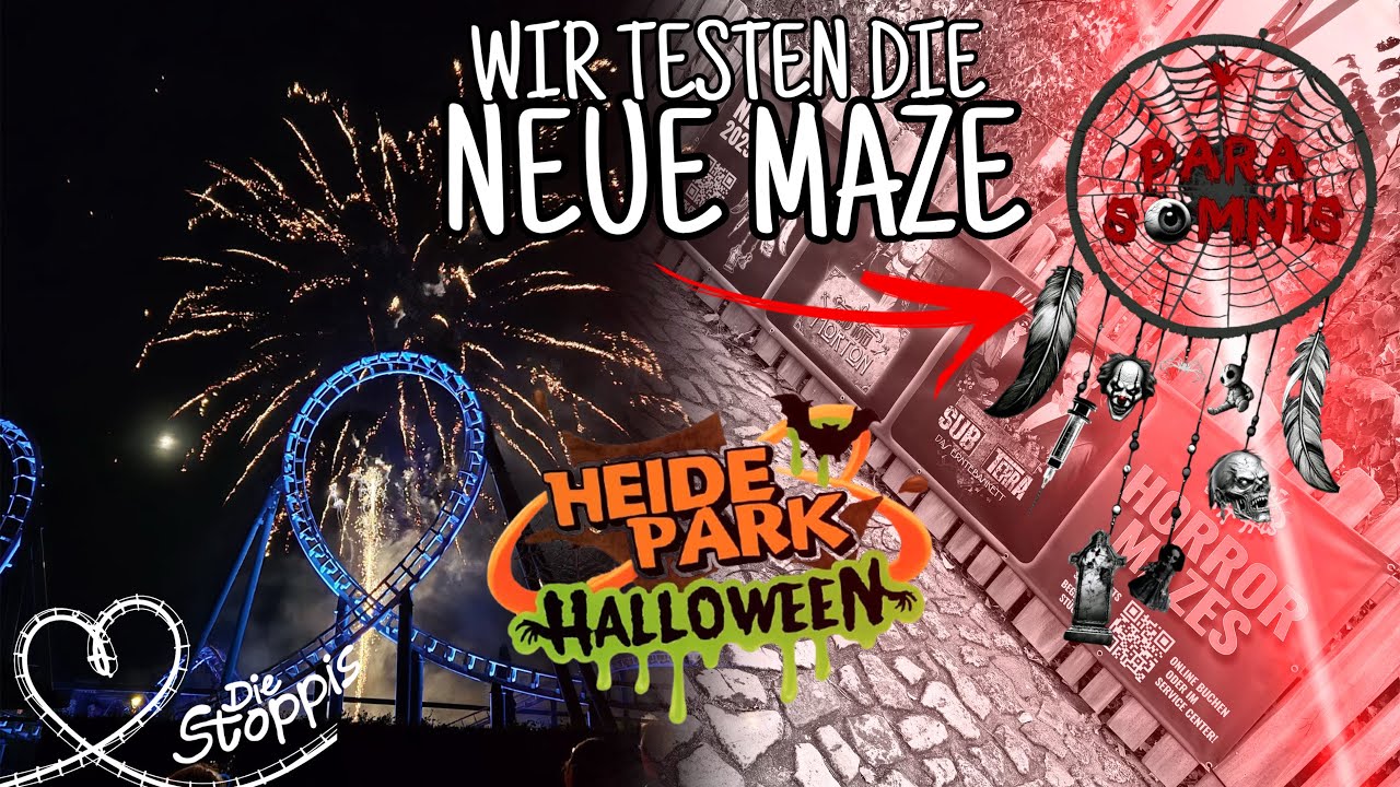 HEIDE PARK Halloween 2025 🎃 | Wir testen das neue Horror-Maze PARASOMNIS   