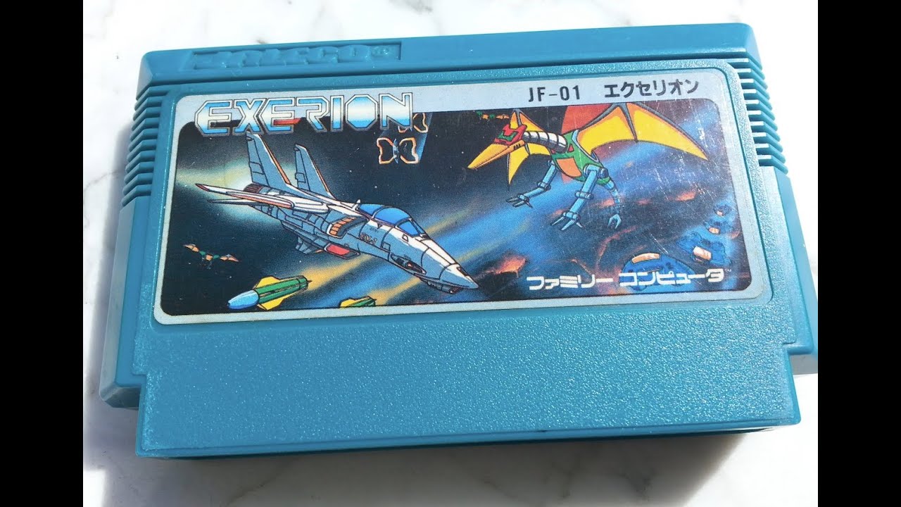 Classic Game Room - EXERION review for Nintendo Famicom