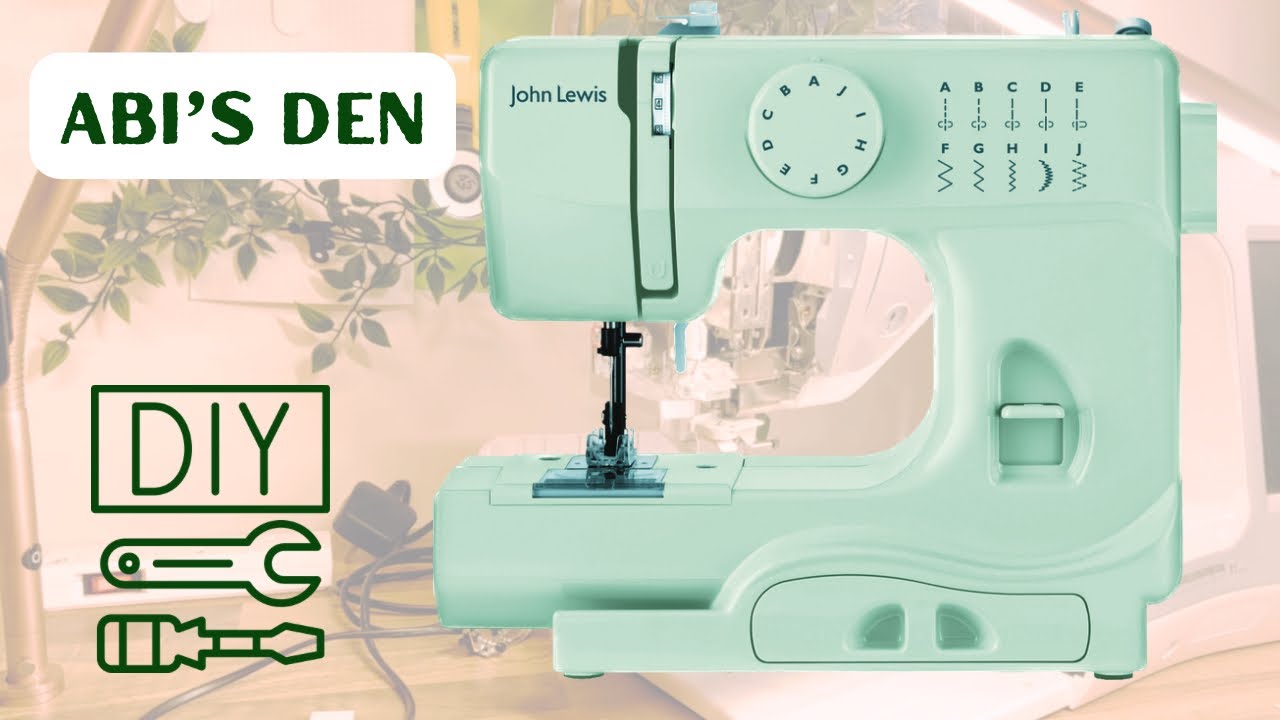 Мини-швейная машинка John Lewis EASY FIX (Tesco Dunelm) #AbisDen #Overlocker #sewingtricks