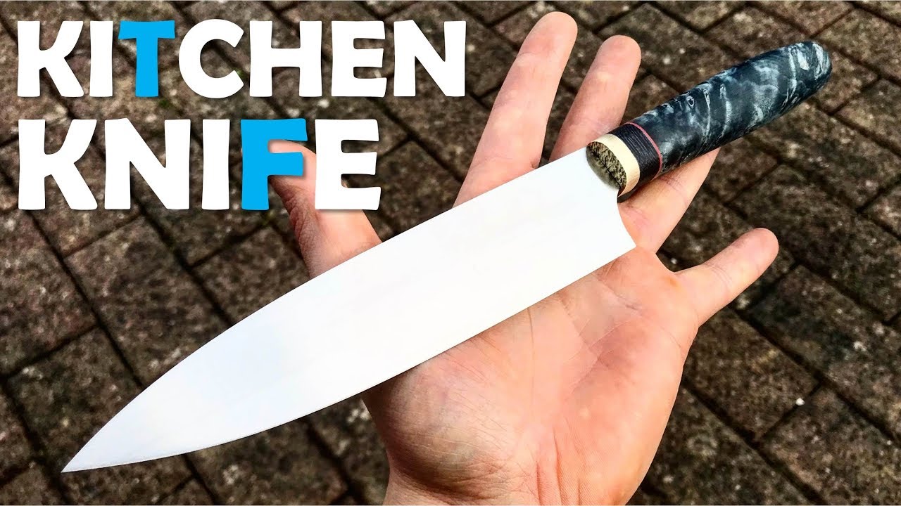 Knifemaking: Kitchen Knife | RWL-34 & Pappel | Messerbau