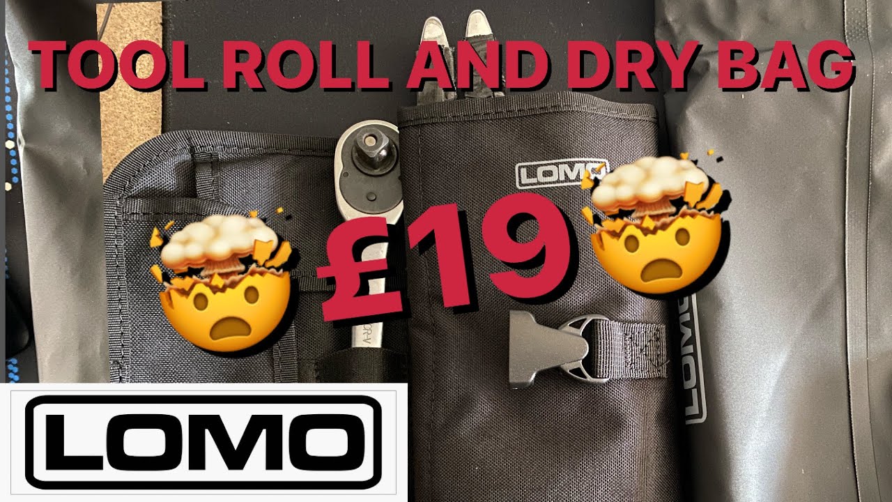 Lomo Waterproof Motorcycle Tool Roll &ndash; With Dry Bag