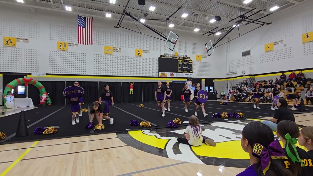 Cudahy Jr Packer Cheer Youth @ East Troy Holiday Invite 12.20.26