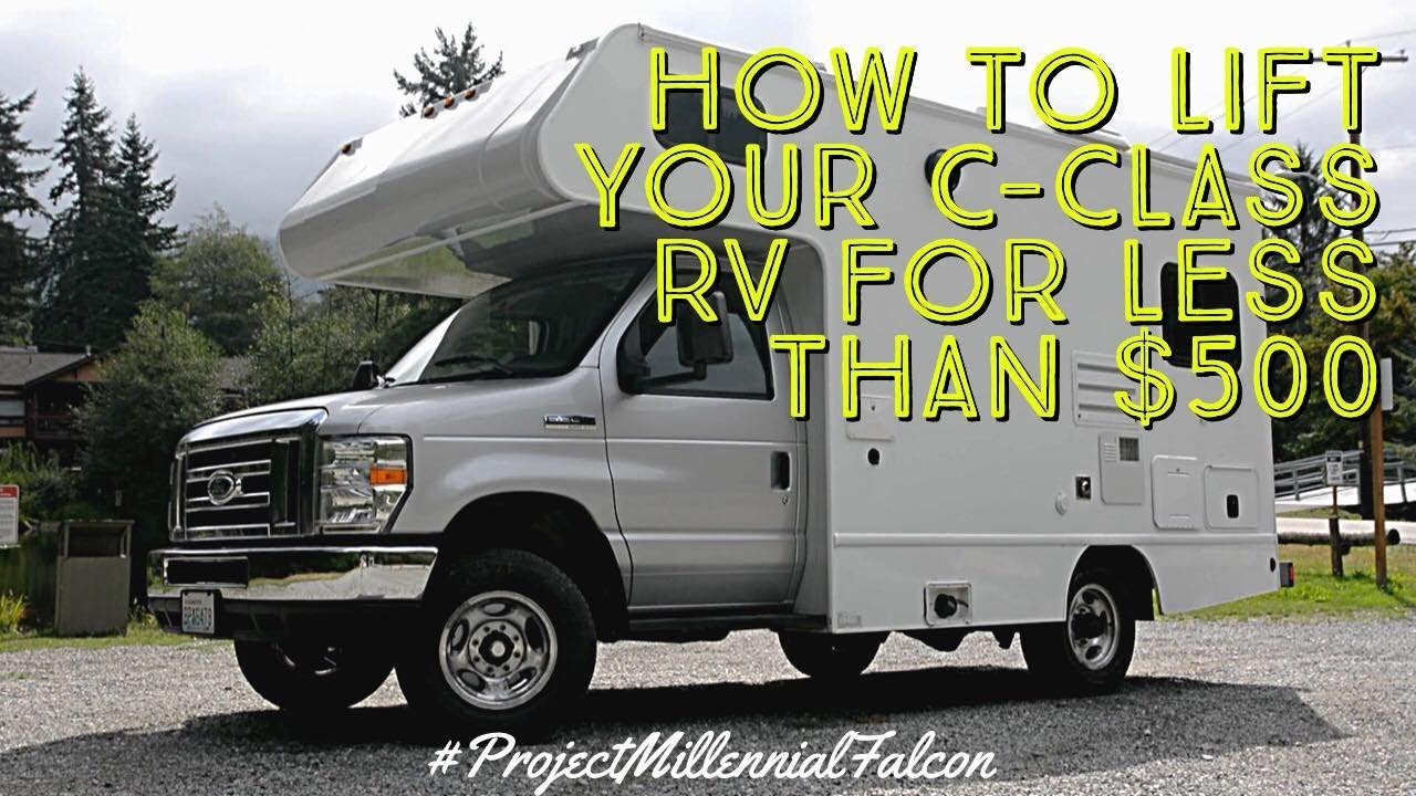 How to Lift Your C-Class Econoline RV for Less Than $500 (E150 e250 e350 e450 e550)