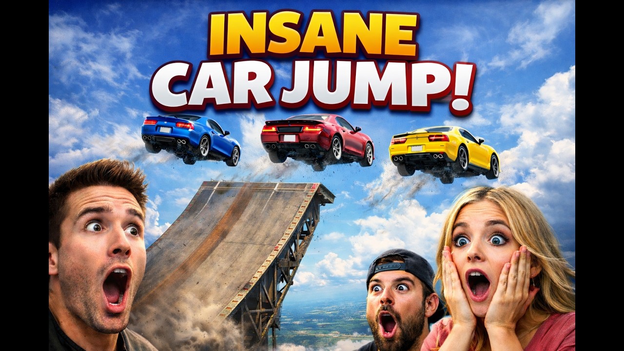 🚗💥OLD vs NEW CARS SUPER JUMP CHALLENGE 💥🚗