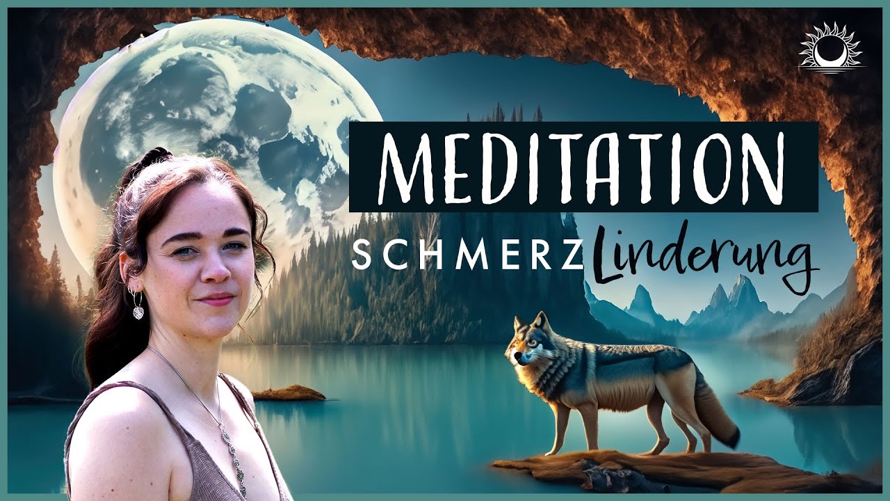 Schmerzlinderung & Selbstheilungskr&auml;fte aktivieren - mit dem Krafttier Wolf 🐺 | Meditation