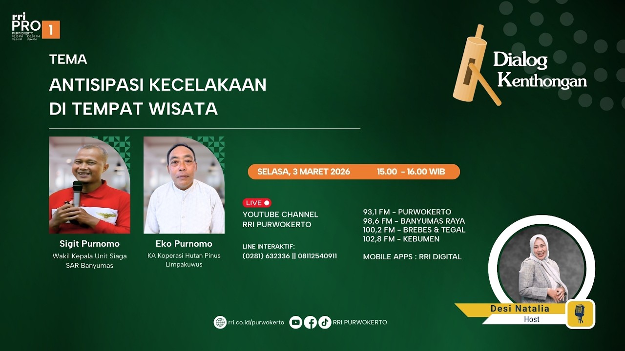 ANTISIPASI KECELAKAAN DI TEMPAT WISATAANTISIPASI KECELAKAAN DI TEMPAT WISATA | DIALOG KENTHONGAN